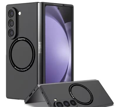 Thin Magnetic Wireless Charging Case for Samsung Z Fold 4