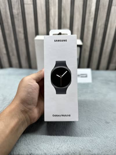 Samsung Watch 8 | Box Pack NonActive | Graphite Colour | Samsung Watch