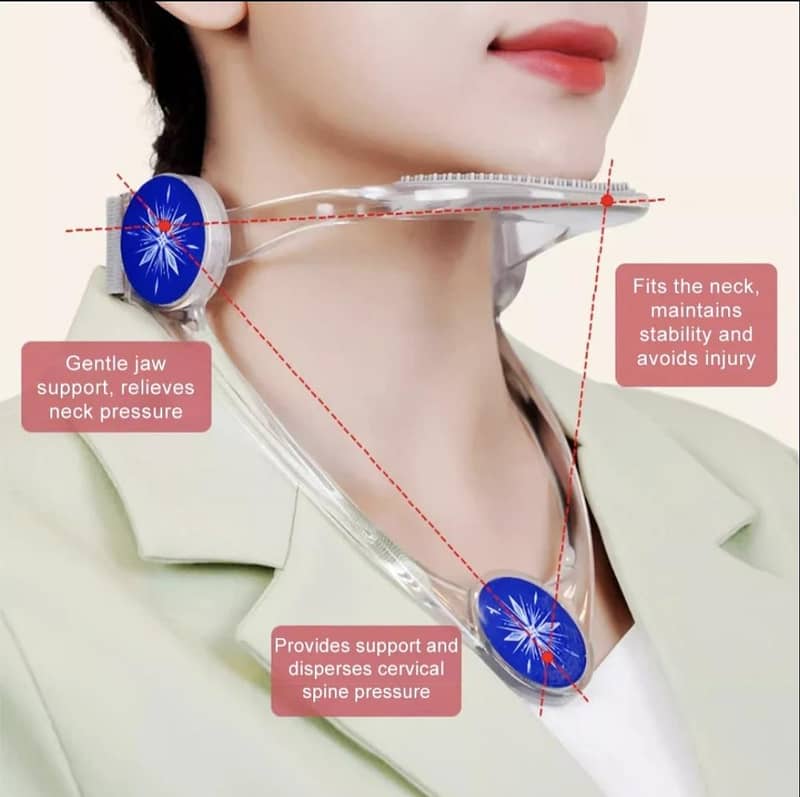 Adjustable Cervical Traction Device For Posture Correction 1