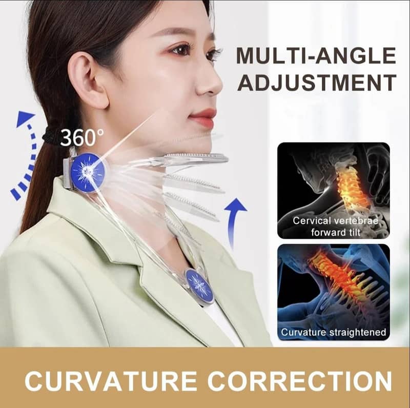 Adjustable Cervical Traction Device For Posture Correction 2