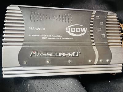 Car Woofer / 5 channel amplifier