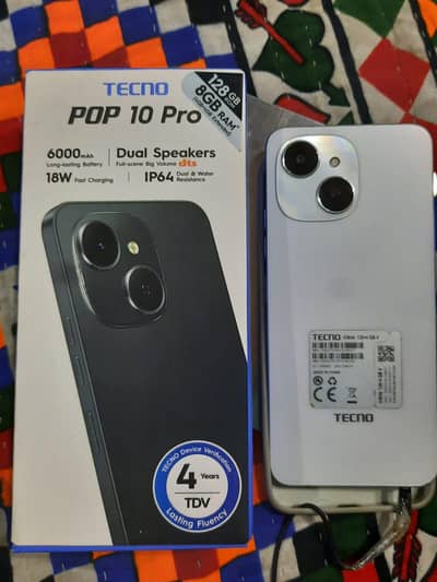 Tecno Pop 10 Pro – 8GB 128GB – Like New