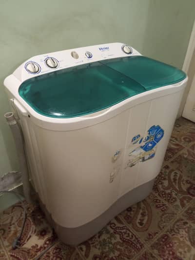 Haier washing machine semi auto behtreen working