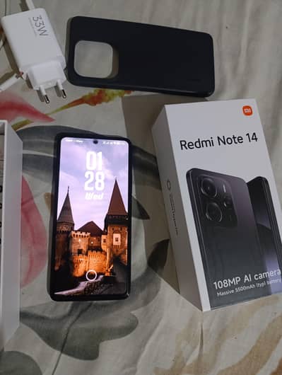 Redmi note 14 256 Gb 10 month warranty left 10/10