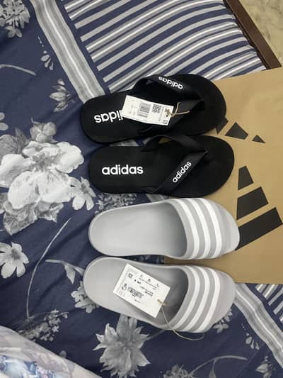 Adidas slides and adidas sliper