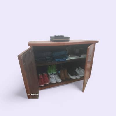 Iron stand with shoe rack