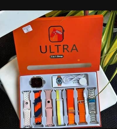 7 in 1 Smartwatch with multiple colour strip