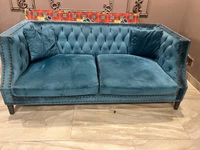 Stylish, comfortable and well maintained sofa with the modern fabric