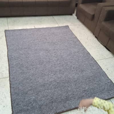grey couler all rug and center Carpet new