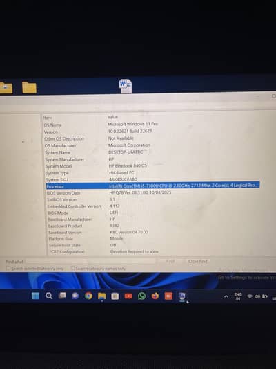 HP EliteBook 840 G5 (i5 7 GEN)