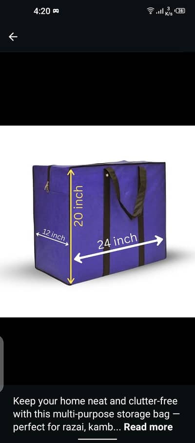 storage bags non woven