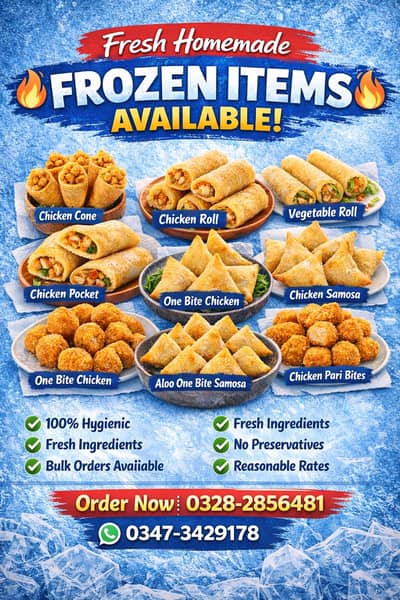 Saad Frozen Foods Fresh Homemade Frozen Foods Aviliable 