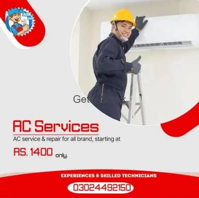AC service AC fitting gass charging kit rapring and ac all maintenance