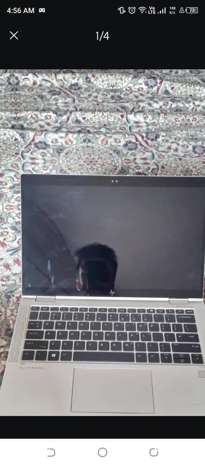 hp elite book x360 rotate 1030 g3 touch screen with type c charger