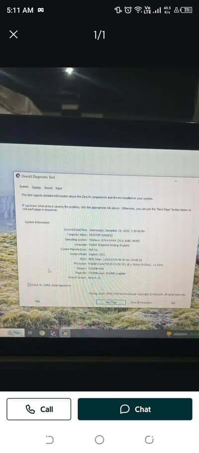 Dell Inspiron 5523 touch screen core i5 3rd generation