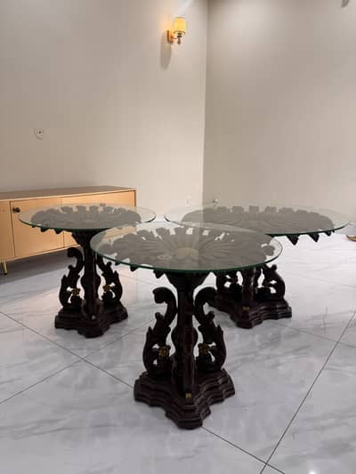 Elegant 3-Piece Coffee Table Set