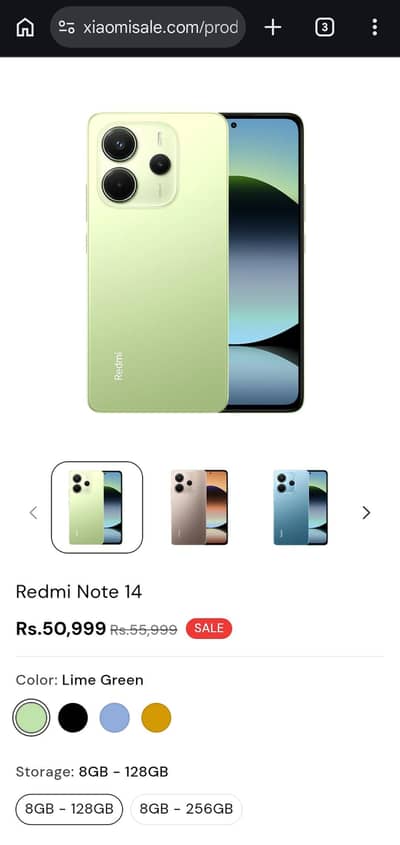Redmi note 14 8+8/128 6 month warranty