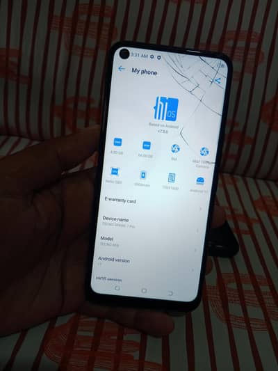 Tecno spark 7 pro 4/64 approved only set crack
