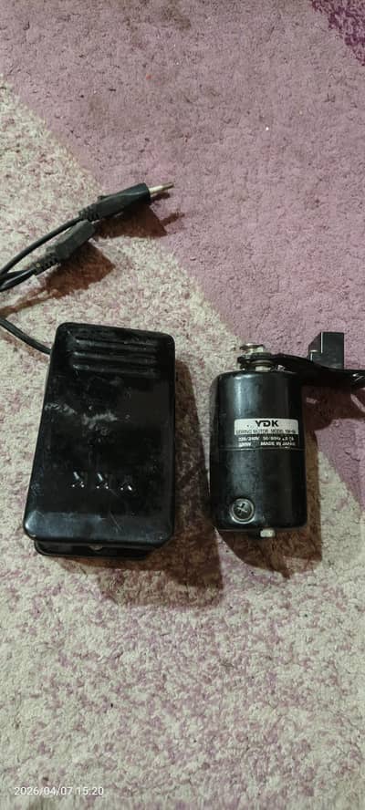 YDK JAPANESE sewing machine motor and pedal for sale