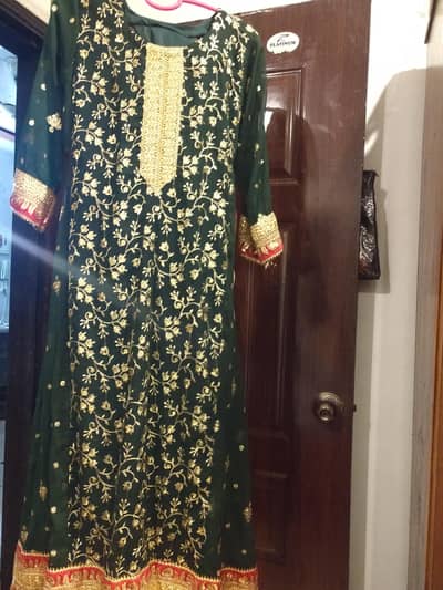 Frok with trouser duppta