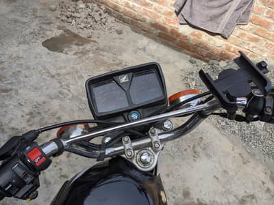 Honda cg 125 with double outfit