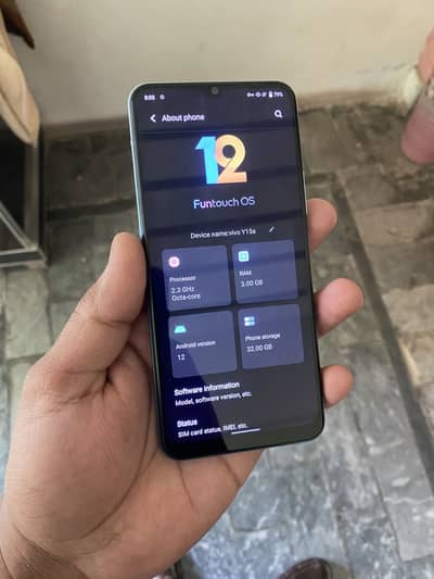 Vivo Y15s - 3/32GB - With Box & Original Charger -