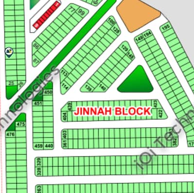 5 Marla Plot for Sale Prime Location, Jinnah Block
