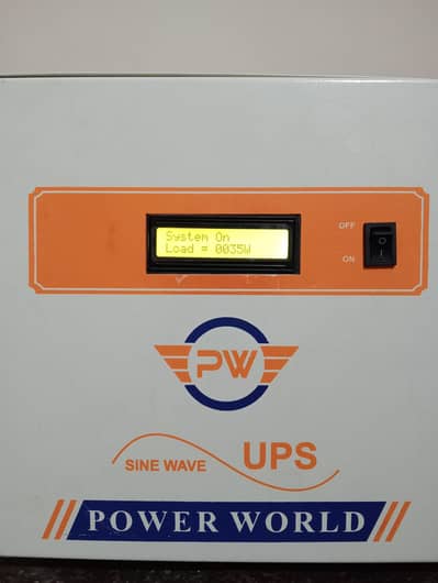 New 1500 watt pure sinwave single battery ups with 1 year warranty