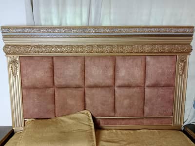 Must be checked Golden Bed set with Beautiful dressing