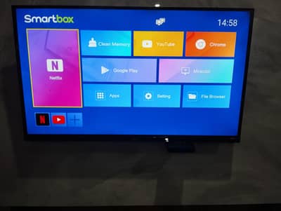 32 Inch Simple LED TV with Android Box and Remote