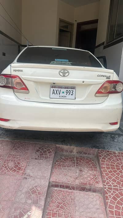 Toyota Corolla XLI 2012