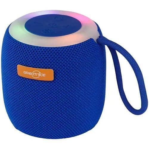 GREATNICE USA ORIGINAL GTS-1468 Mini Portable Bluetooth 5.0 Speaker with 5W High Bass SPEAKER RGB Lighting, 800mAh Battery (5 Hrs Playtime) speaker FM/USB/TF Support