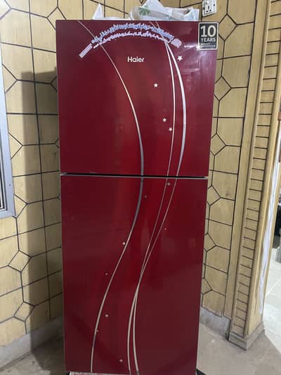 Haier Double Door Red Fridge Spacious & Energy Efficient