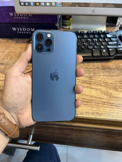 iPhone 12 Pro Max 128GB Pacific Blue – Excellent Condition