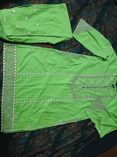 orient 2 piece stitch suit size (small)