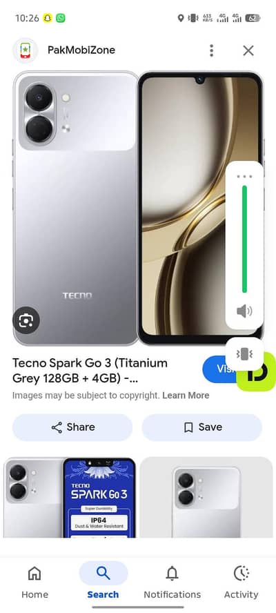 spark go3 brand new just 1 day use ghr psnd ni Aya as Lia sale kr rha