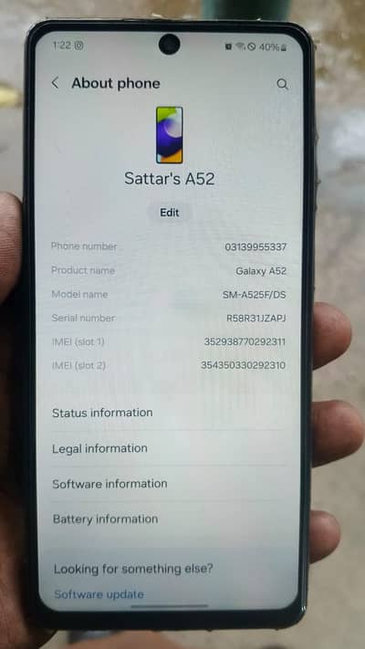 Samsung a52 PTA official approved but signal issue.  read add first pl