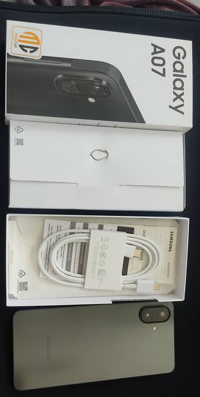 Samsung A07 (4/64) Black 15Days Used Full Warranty