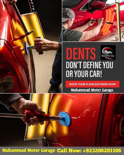 Paintles dent removal. Apky apny shehr Gujrat me Don't worry