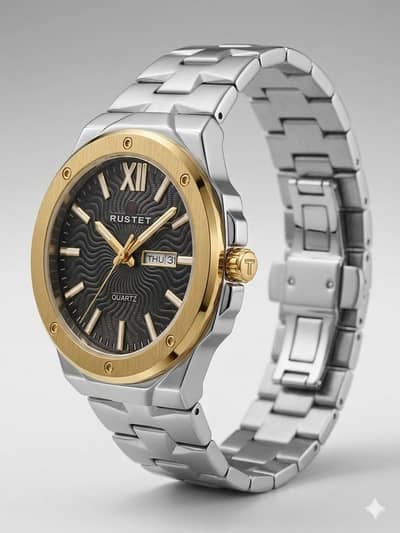 Rusted Durable, stylish comfortable Premium Stainless Steel watches