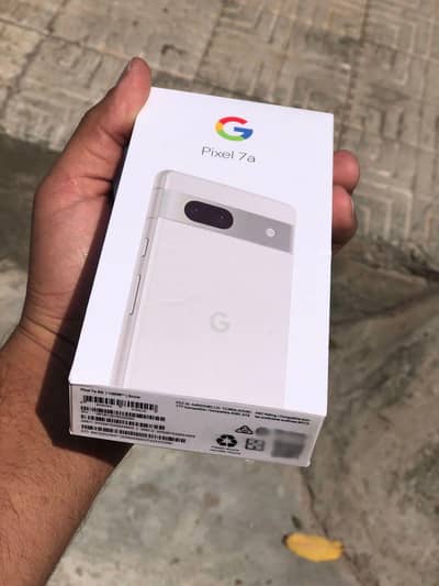 Google pixel 7a 10/10 Brand New Condition  with original Box and acc
