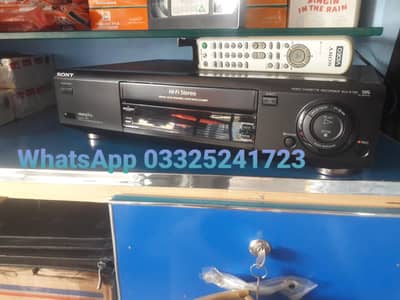 SONY VCR  100%OK  OREJNAL CONDITION MA HA NEW JESA