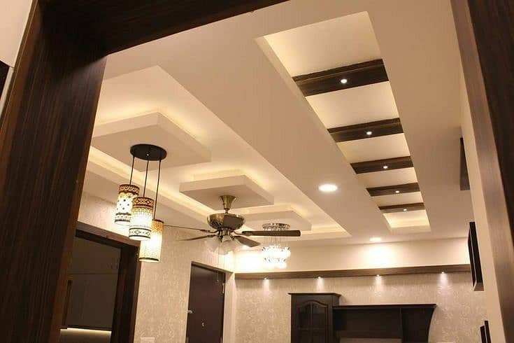 Plastic Paris Ceiling/ False Ceiling /pop Ceiling / All Ceiling work 4