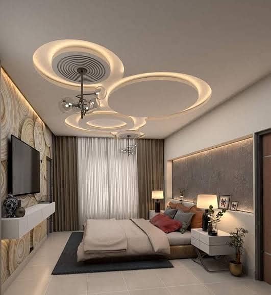 Plastic Paris Ceiling/ False Ceiling /pop Ceiling / All Ceiling work 10