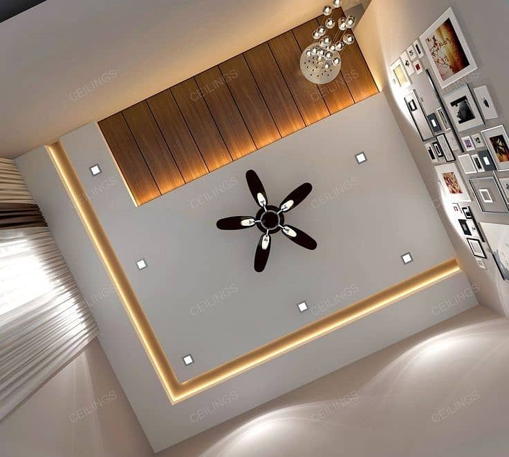 Plastic Paris Ceiling/ False Ceiling /pop Ceiling / All Ceiling work 13