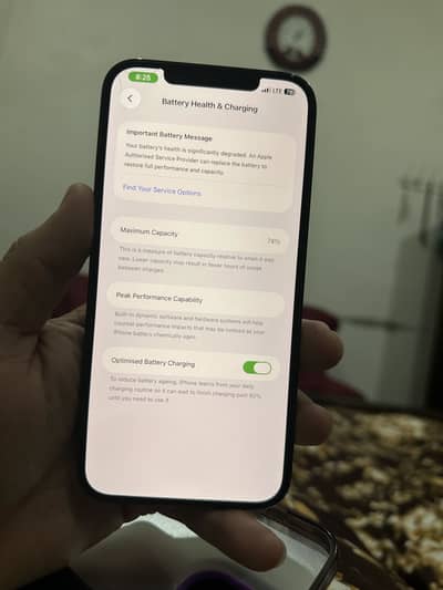 12 pro max minr sa gals barck 128 gb bt 74