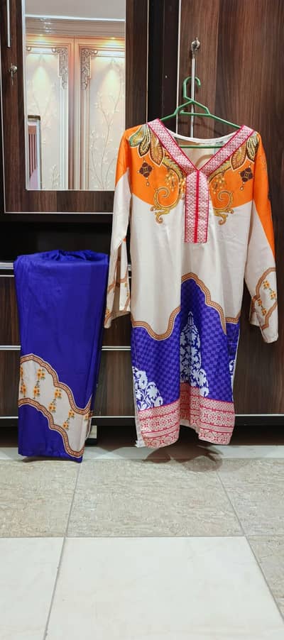Branded Lawn Suit Slightly Used