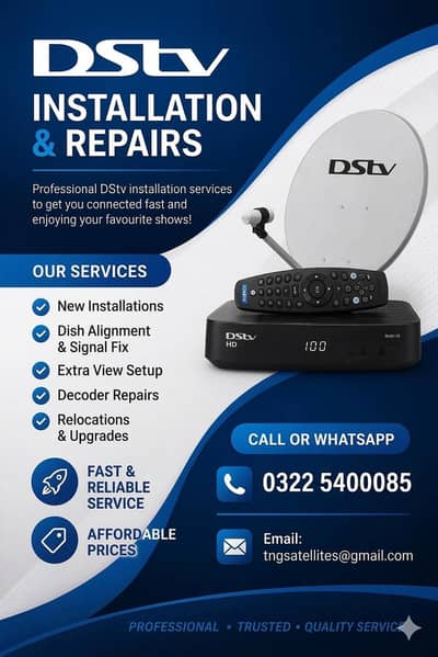 New HD Dish Antenna Installation Sale Service 0322,5400085