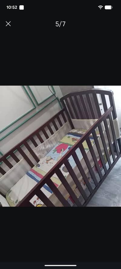 kids wooden cot