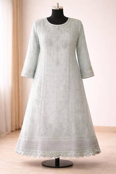 Fancy organza dress available